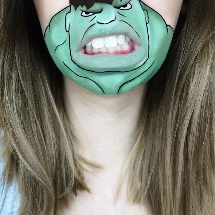 Makeup Artist Turns Her Lips Into Pop Culture Characters, And It’s So Real It’s Confusing