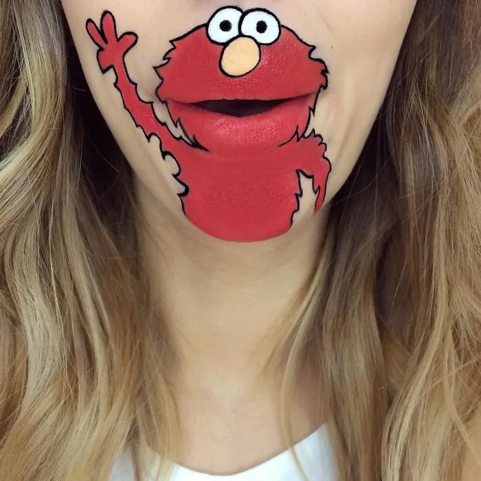 Makeup Artist Turns Her Lips Into Pop Culture Characters, And It’s So Real It’s Confusing