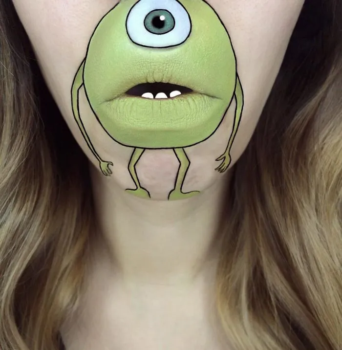Makeup Artist Turns Her Lips Into Pop Culture Characters, And It’s So Real It’s Confusing