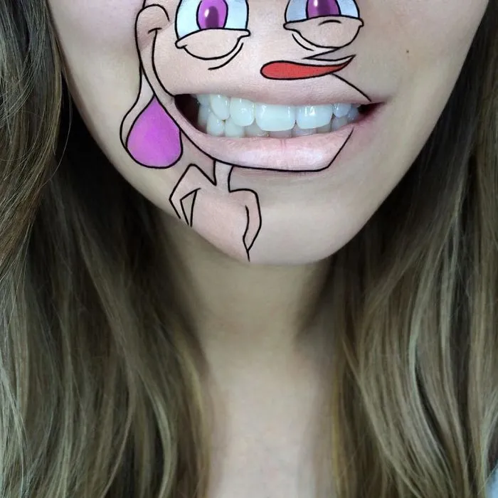 Makeup Artist Turns Her Lips Into Pop Culture Characters, And It’s So Real It’s Confusing