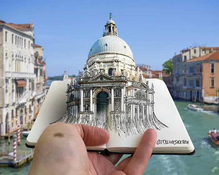 Artist Blends His Drawings With Photography To Mess With Your Brain
