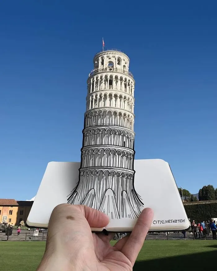 Artist Blends His Drawings With Photography To Mess With Your Brain