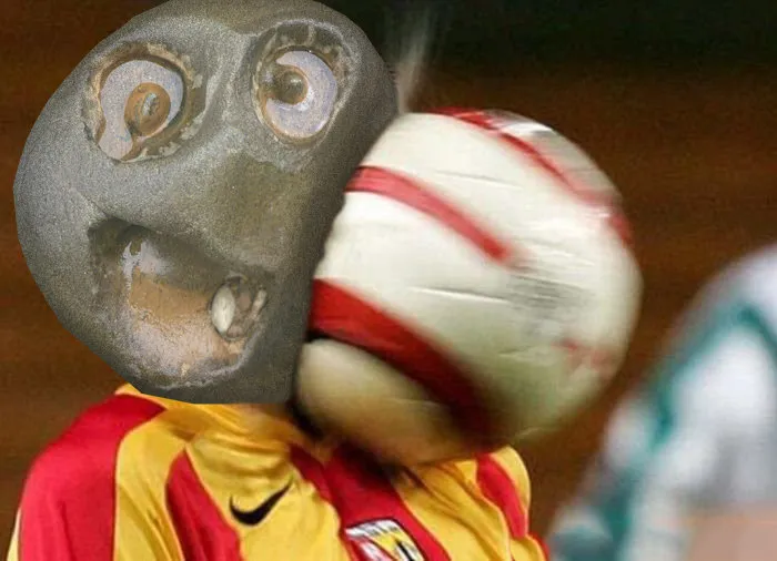 Stone Hit Face