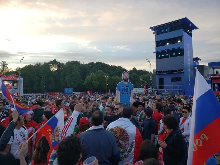 Guy Denied Permission By His Wife To Go To World Cup In Russia, So His Friends Take Him Anyway... As A Cardboard
