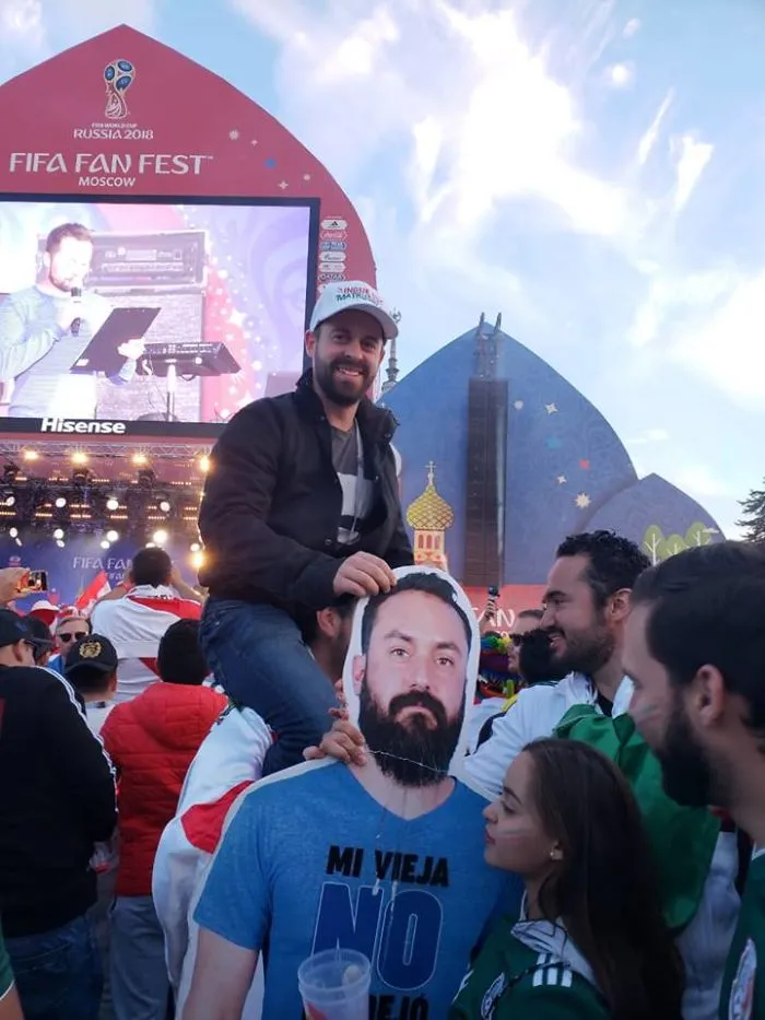 Guy Denied Permission By His Wife To Go To World Cup In Russia, So His Friends Take Him Anyway... As A Cardboard