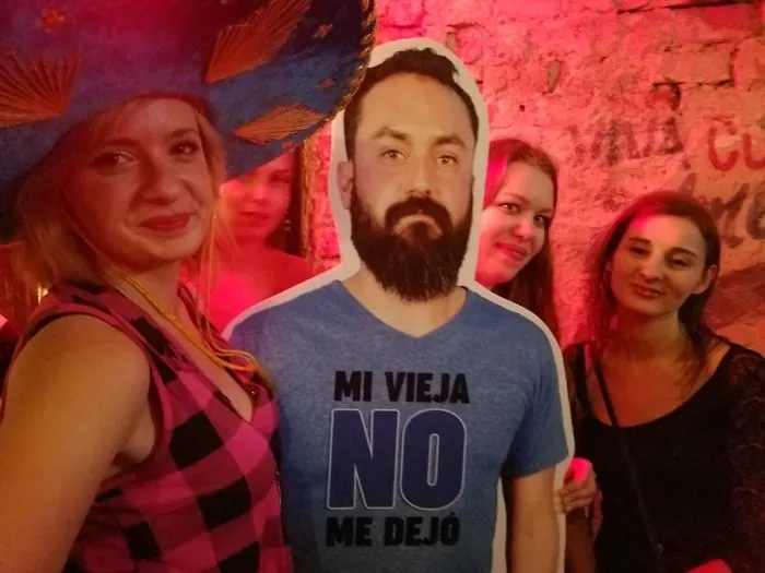 Guy Denied Permission By His Wife To Go To World Cup In Russia, So His Friends Take Him Anyway... As A Cardboard