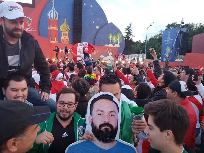 Guy Denied Permission By His Wife To Go To World Cup In Russia, So His Friends Take Him Anyway... As A Cardboard