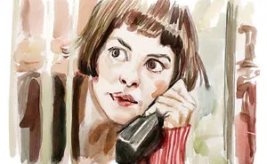 I Made Paintings Of People On The Phone