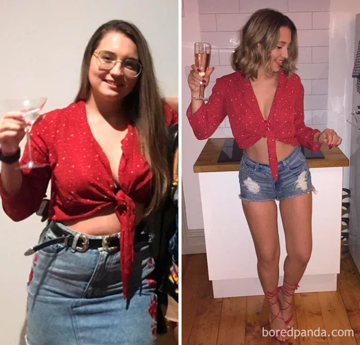 15 Lbs Lost In 6 Months. Not A Huge Loss But A Top That Used To Be Incredibly Tight Now Hangs Loose On Me