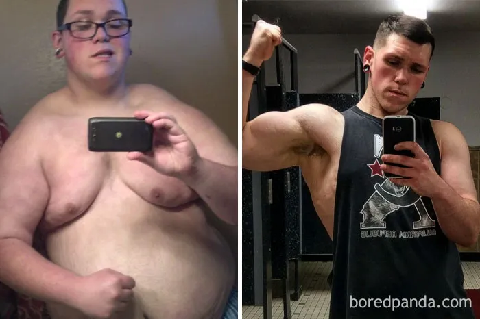 From  463 Lbs To 201 Lbs. Couch Potato To Gym Bro
