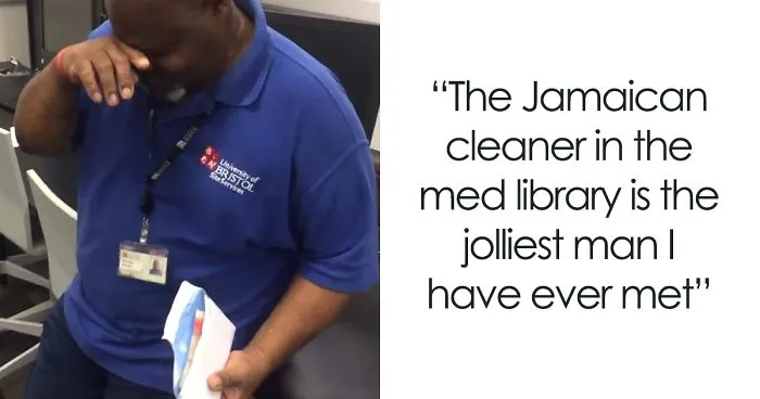 This Janitor Received The Gift Of A Lifetime From Anonymous Students And It Will Melt Your Heart