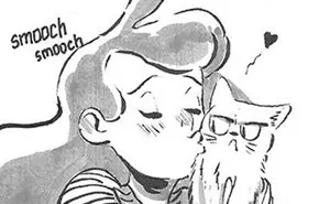 Daughter Hilariously Illustrates Her Dad’s Ambivalent Relationship With Their Cat In 8 Honest Comics