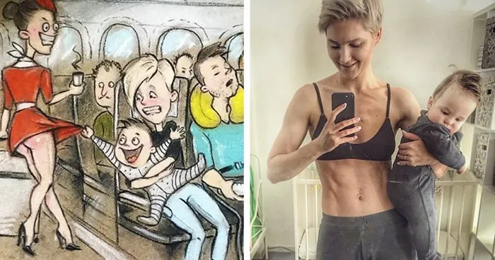 Russian Mother Of Two Creates Hilariously Honest Illustrations About Her Everyday Problems