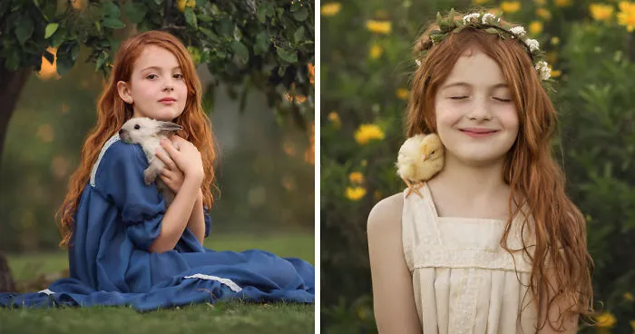 My Daughter Has A Special Bond With Animals And I Capture It In My Photos (20 Pics)