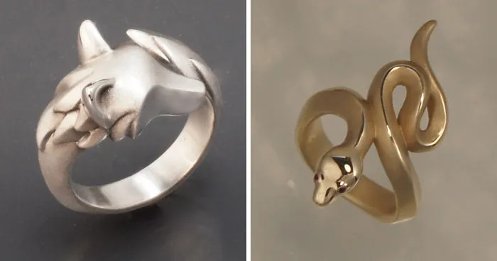 I Make Animal Jewelry Out Of Silver, Bronze, And Gold