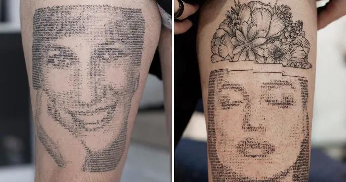 Tattooist Uses Computer Codes To Make Her Tattoos And The Result Impresses