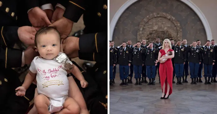 Pictures From Photoshoot Of Army 'Brothers' And Baby Daughter Of A Fallen Soldier Went Viral And It's Clear Why