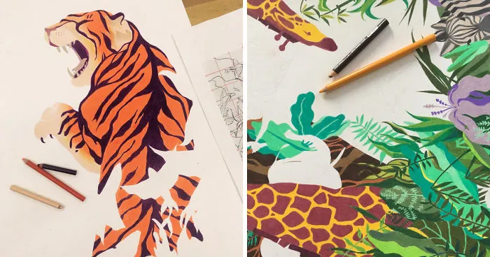 How A Non-Illustration Student Used Colored Pencils To Become An Illustrator