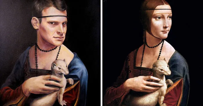 Oil Painting Parodies: Swapping Heads Using Old Paintings