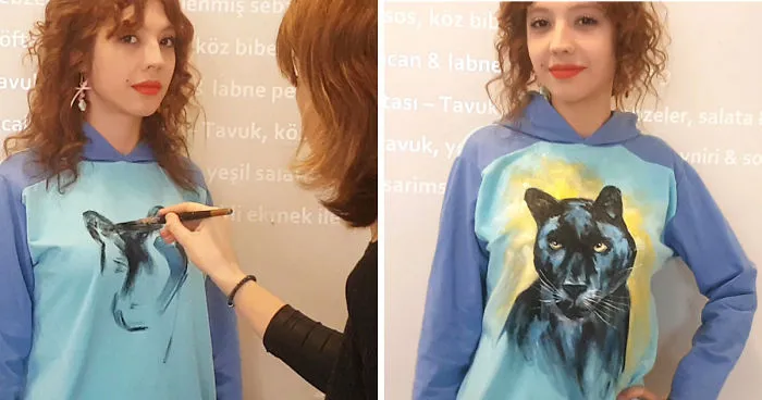 I Painted Clothes On People To Show How Mass-Market Clothing Can Be Turned  Into The Piece Of Art.