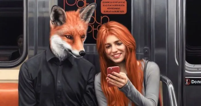 These Surreal Portraits Show How "Wild" The New York Subway Is