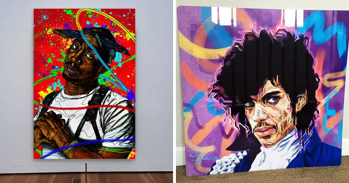This Artist Started His Own Painting, Style And Ended Up With Over 25k Followers On Instagram And Snapchat