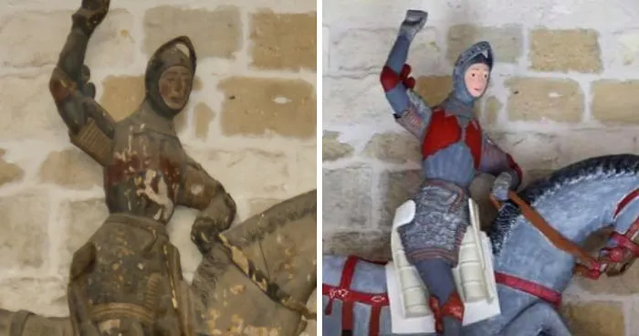 500-Year-Old Artwork Was Restored, And The Internet Can't Stop Laughing