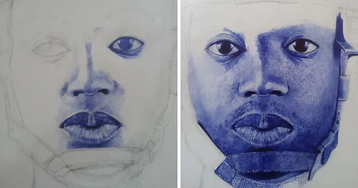 My Drawing Of A Soldier Man