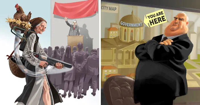 Petry & Crisan: 12 Cartoons For Your Friends Or... For Your Enemies!