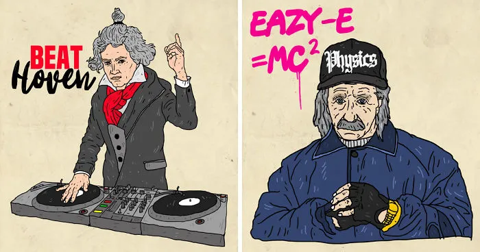 Artist Reimagines Historic Figures In Todays Society