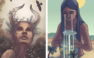 Illustrator Recreates The Zodiacs As Goddesses, Starts Appreciating The Myths Behind The Signs