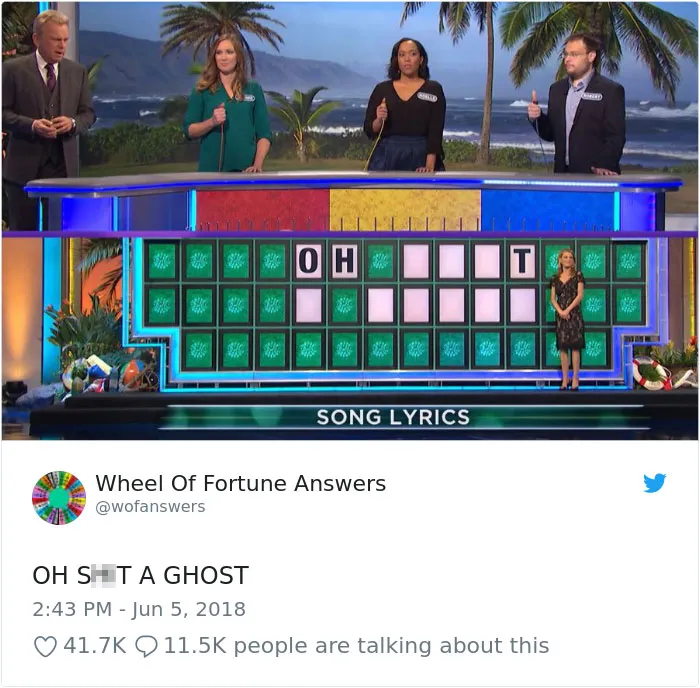 Someone Is Tweeting Hilariously Wrong "Wheel Of Fortune" Answers, And We Can't Get Enough