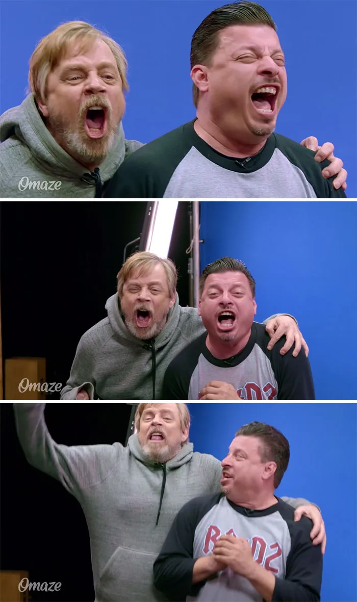 Mark Hamill gastando una broma a fans de la Guerra de las Galaxias