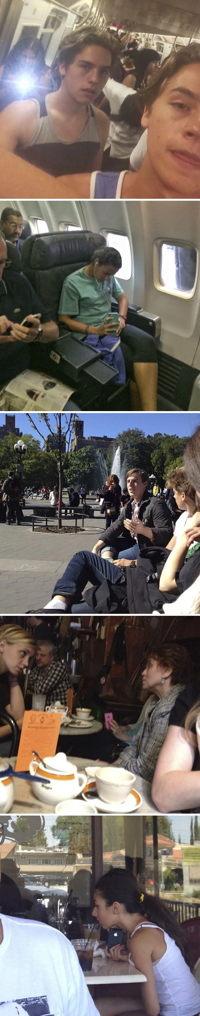 Cole Sprouse tiene un instagram dedicado a los fans que le sacan fotos en secreto