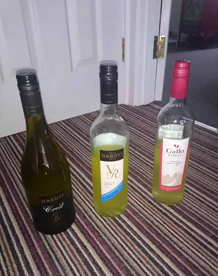 Replaced 15-Year-Old Daughter's Stash Of Wine With Orange Squash