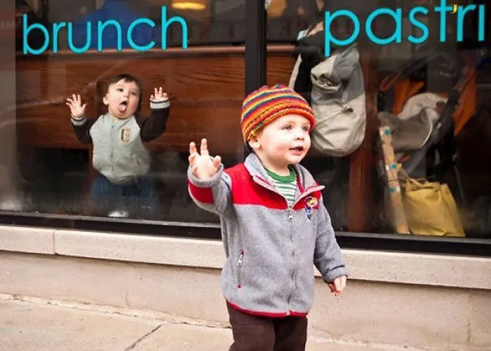 Baby Photobomb