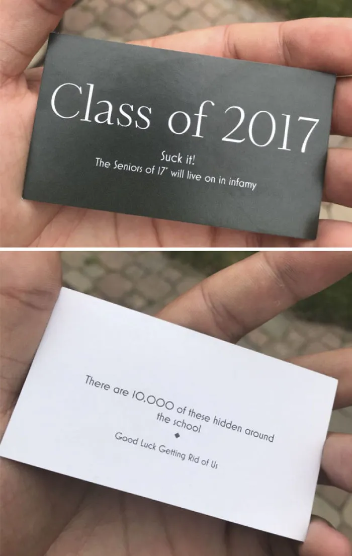 Our Senior Class Prank