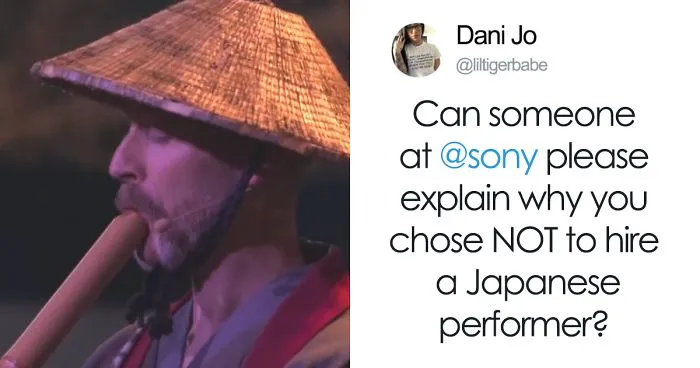 Woman Accuses Sony Of Insulting Japanese Culture By Hiring A White American In Japanese Clothes, Doesn't Expect This Reply