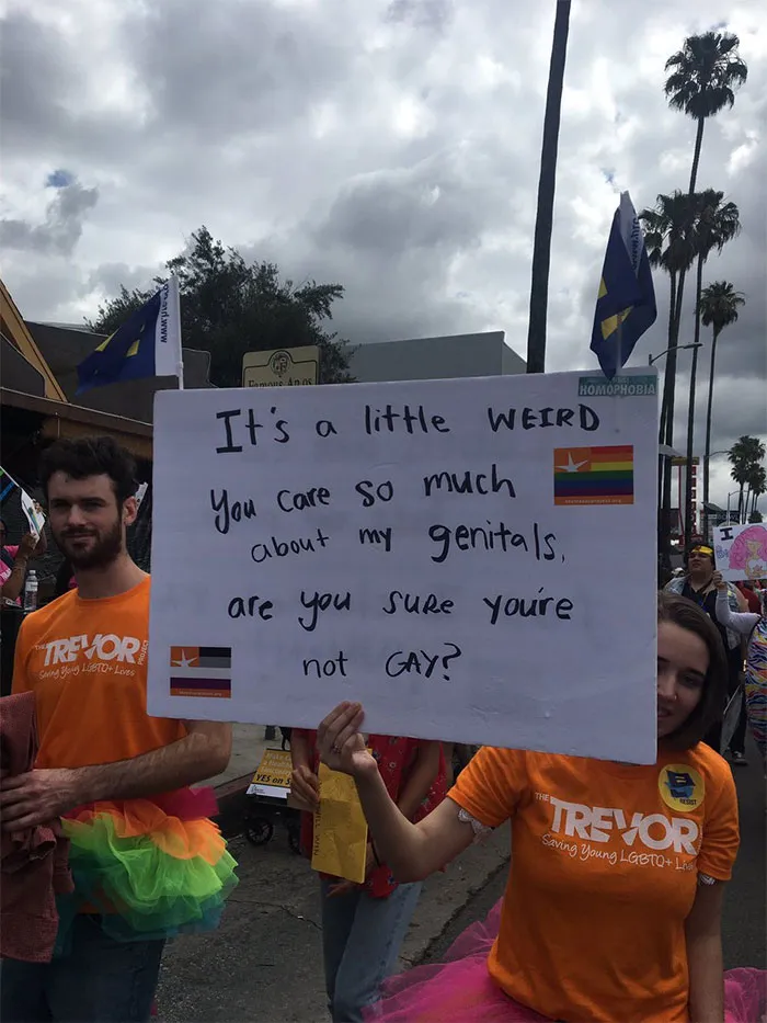 It's A Little Weird You Care So Much About My Genitals. Are You Sure You're Not Gay?