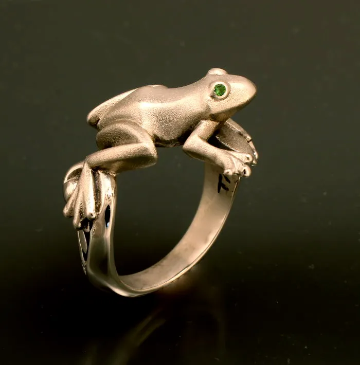 Frog Ring Silver