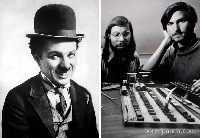 Charlie Chaplin murió en 1977, el mismo año que Apple fue incorporado