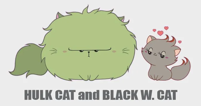 I Drew Marvel Characters As Cute Kitties