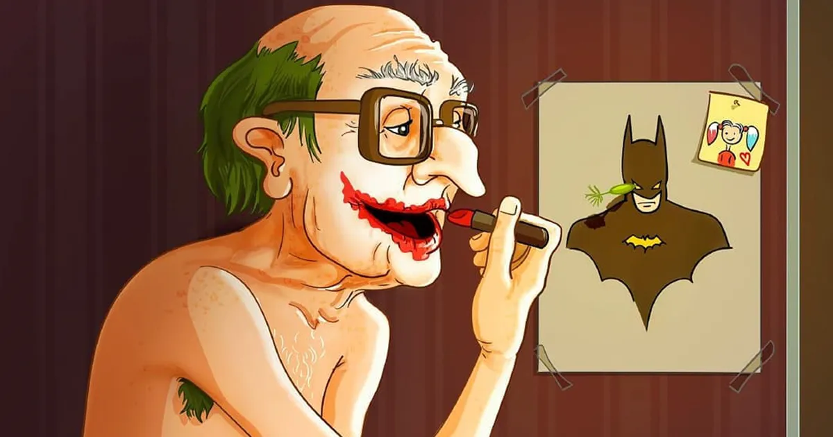 Esta artista rusa ilustra a famosos personajes en su vejez, y Thor es adorable