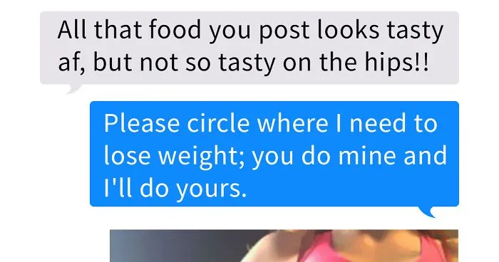 Someone Just Messaged This Woman Saying She Needs To Lose Weight, Probably Regrets It After Her Response