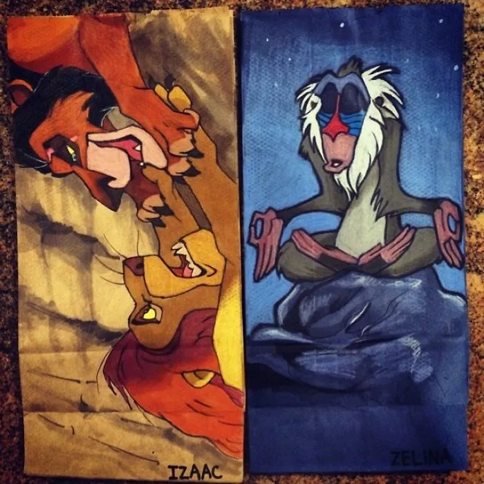 This Dad Started Drawing On His Kids' Lunch Bags 5 Years Ago And Even Obama Loved Them