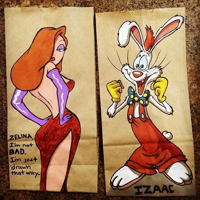 This Dad Started Drawing On His Kids' Lunch Bags 5 Years Ago And Even Obama Loved Them