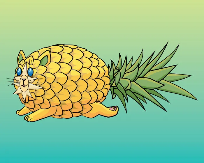 Pineapple Cat