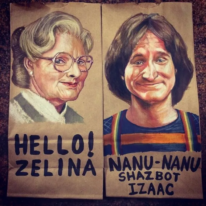 This Dad Started Drawing On His Kids' Lunch Bags 5 Years Ago And Even Obama Loved Them