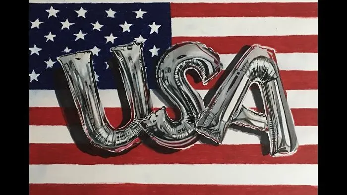 Is This A Drawing?  Happy Birthday America!