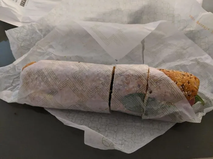 I Asked The Lady To Cut My Sandwich Into Three Pieces